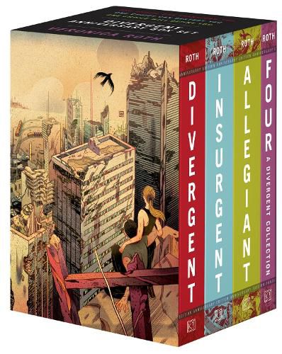 Cover image for Divergent Anniversary 4-Book Box Set: Divergent, Insurgent, Allegiant, Four