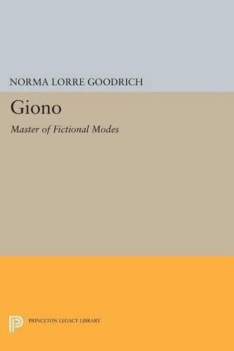 Cover image for Giono: Master of Fictional Modes