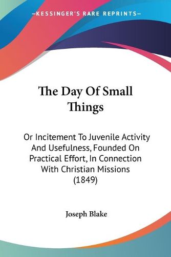 Cover image for The Day Of Small Things