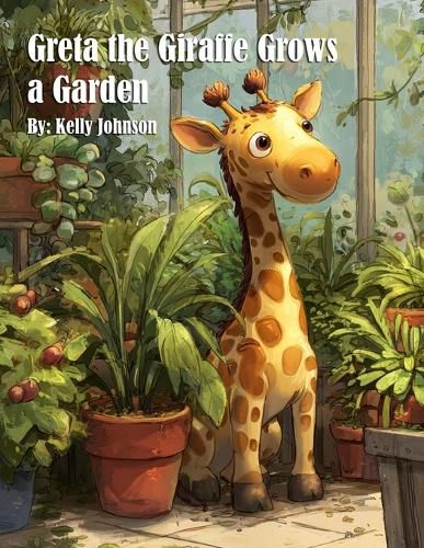 Cover image for Greta the Giraffe Grows a Garden