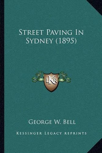 Street Paving in Sydney (1895)