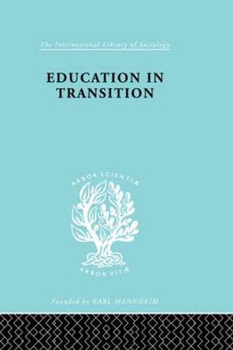 Cover image for Education in Transition: An Interim Report