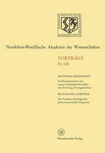 Cover image for Nordrhein-Westfalische Akademie der Wissenschaften