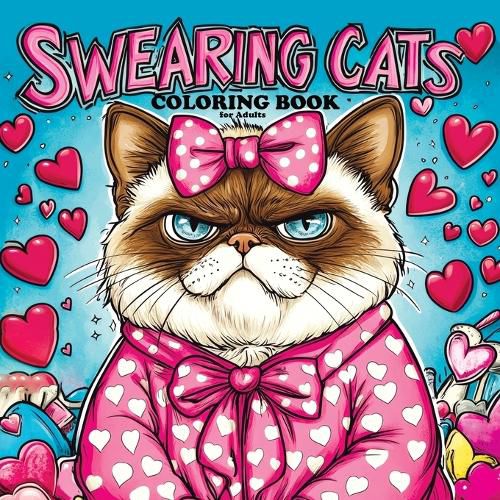 Swearing Cats Coloring Book for Adults