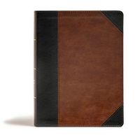 Cover image for CSB Tony Evans Study Bible, Black/Brown LeatherTouch, Indexed