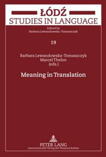 Cover image for Meaning in Translation