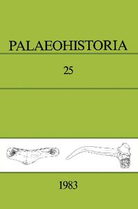 Cover image for Palaeohistoria 25 (1983): Institute of Archaeology, Groningen, the Netherlands