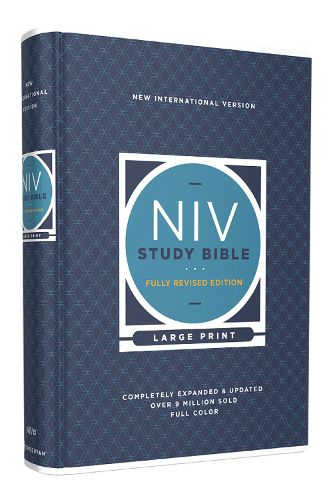 Cover image for NIV Study Bible, Fully Revised Edition, Large Print, Hardcover, Red Letter, Comfort Print