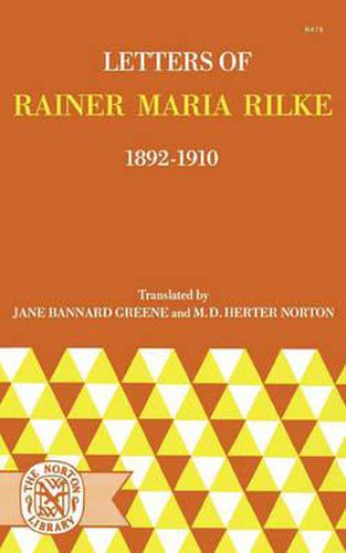 Letters of Rainer Maria Rilke, 1892-1910
