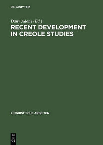 Cover image for Recent Development in Creole Studies