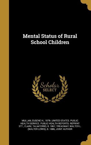 Cover image for Mental Status of Rural School Children