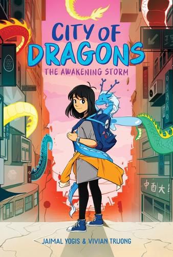 Cover image for The Awakening Storm: A Graphic Novel (City of Dragons, Book 1)