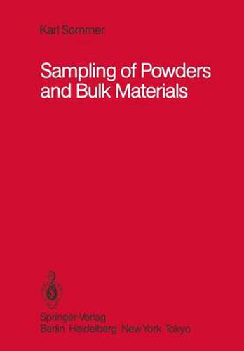 Cover image for Sampling of Powders and Bulk Materials