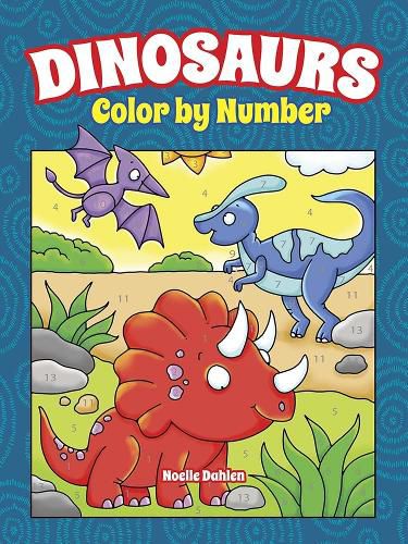 Cover image for Dinosaurs Color by Number