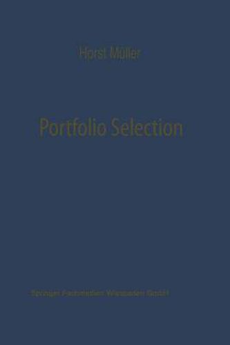 Cover image for Portfolio Selection ALS Entscheidungsmodell Deutscher Investmentgesellschaften