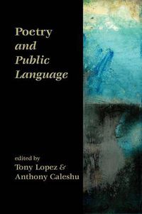 Cover image for Poetry and Public Language