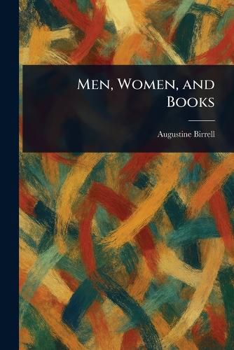 Cover image for Men, Women, and Books
