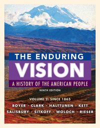 Cover image for The Enduring Vision, Volume II: Since 1865