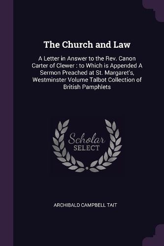 Cover image for The Church and Law