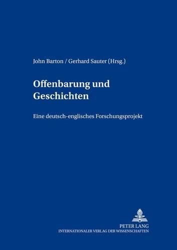 Cover image for Offenbarung Und Geschichten: Ein Deutsch-Englisches Forschungsprojekt