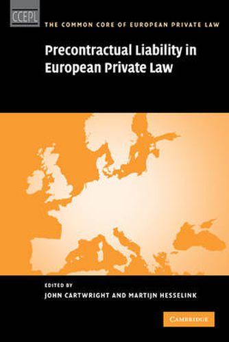 Cover image for Precontractual Liability in European Private Law