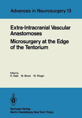 Cover image for Extra-Intracranial Vascular Anastomoses Microsurgery at the Edge of the Tentorium