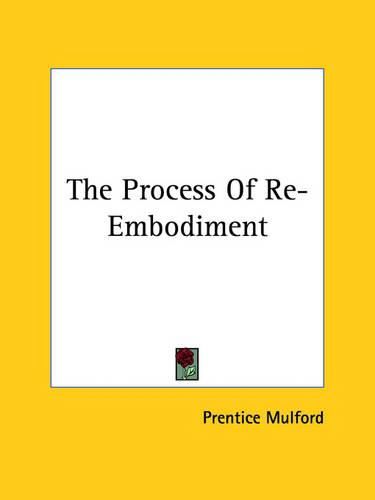 Cover image for The Process of Re-Embodiment