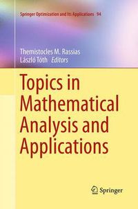 Cover image for Topics in Mathematical Analysis and Applications