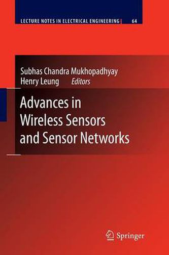 Cover image for Advances in Wireless Sensors and Sensor Networks