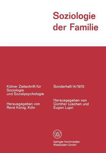 Cover image for Soziologie Der Familie