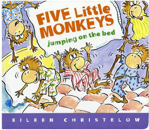 Cover image for Five Little Monkeys Jumping on the Bed