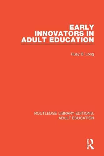 Cover image for Early Innovators in Adult Education