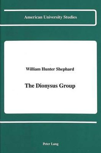 Cover image for The Dionysus Group