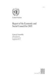 Cover image for Report of the Economic and Social Council for 2015