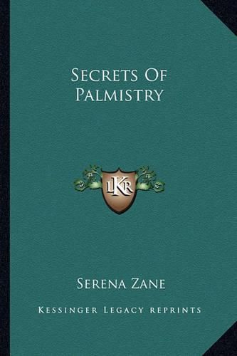 Cover image for Secrets of Palmistry