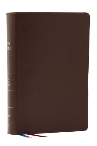 Cover image for NET Bible, Full Notes Edition (NET, Brown Genuine Leather, Comfort Print)