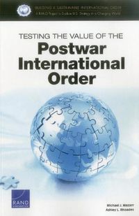 Cover image for Testing the Value of the Postwar International Order