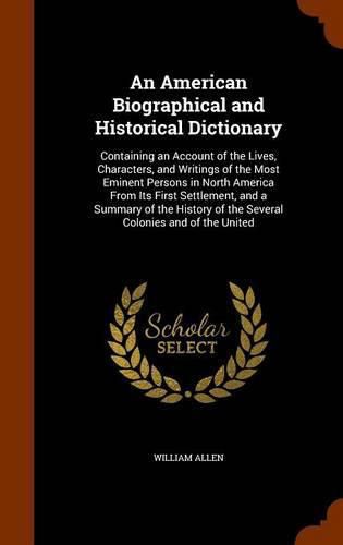 Cover image for An American Biographical and Historical Dictionary