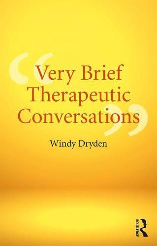 Cover image for Very Brief Therapeutic Conversations