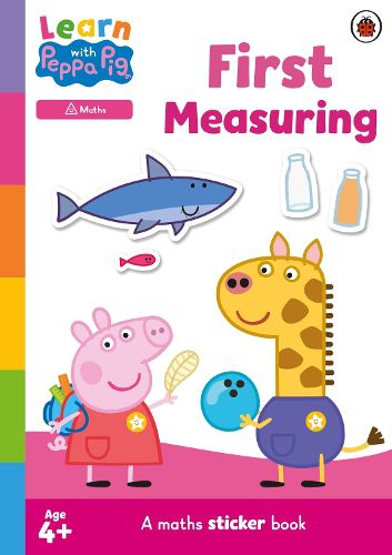 Cover image for Learn with Peppa: First Measuring sticker activity book