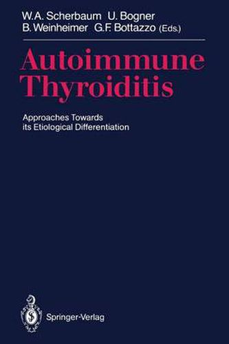 Cover image for Autoimmune Thyroiditis: Approaches Towards its Etiological Differentiation