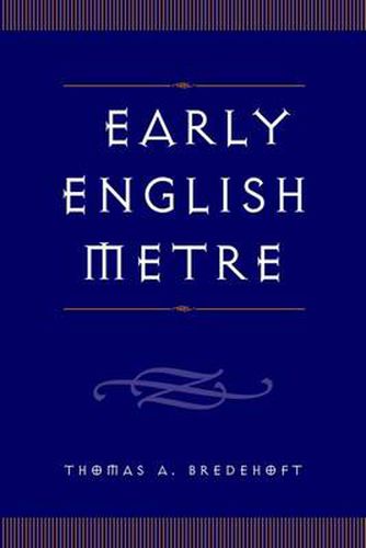 Cover image for Early English Metre