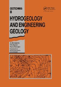 Cover image for Hydrogeology and Engineering Geology: Geotechnika - Selected Translations of Russian Geotechnical Literature  8