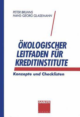 Cover image for Okologischer Leitfaden fur Kreditinstitute