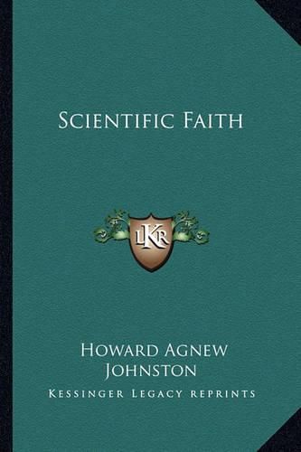 Cover image for Scientific Faith