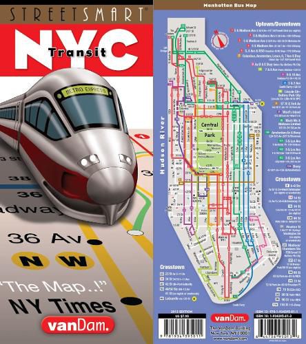 Cover image for Streetsmart NYC Transit Map by Vandam: Transit Edition