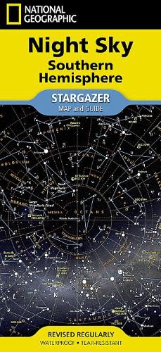 National Geographic Night Sky - Southern Hemisphere Map (Stargazer Folded)