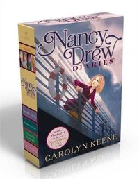 Cover image for Nancy Drew Diaries: Curse of the Arctic Star; Strangers on a Train; Mystery of the Midnight Rider; Once Upon a Thriller