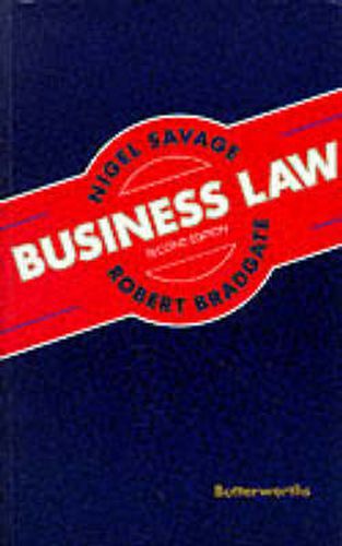 Cover image for Savage and Bradgate - Business Law