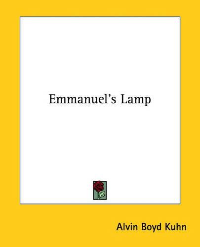 Cover image for Emmanuel's Lamp